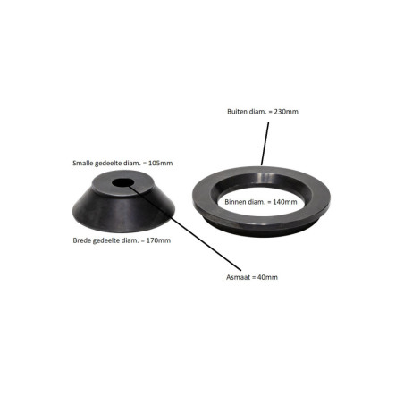 Jeu de cônes haut de gamme pour grandes jantes Iveco - Qualité supérieure.