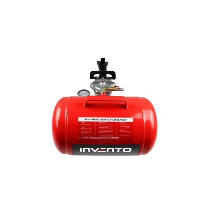 Découvrez le Gonfleur à gâchette INVENTO BOMB 40L - La solution ultime pour un gonflage rapide !