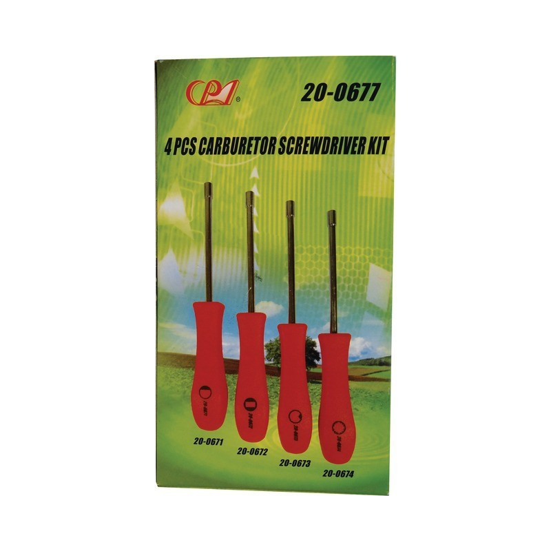 SET DI REGOLAZIONE CARBURATORE A CACCIAVITE DI 4