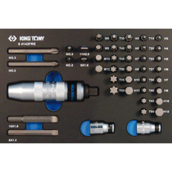 Evawave Hamer Schroevendraaierbak met Bits - 43 Stukken - 94143FRE