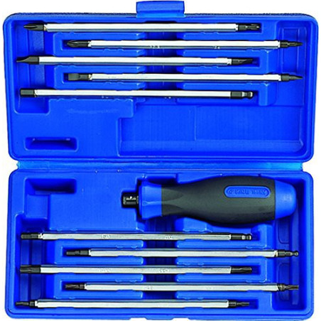 Omkeerbare Schroevendraaier (11-delige set) - 32518mr