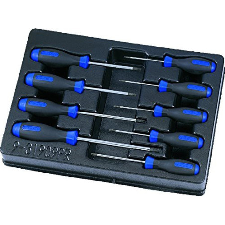 Destornillador Resistorx termoformado - 9 piezas - 931909pr