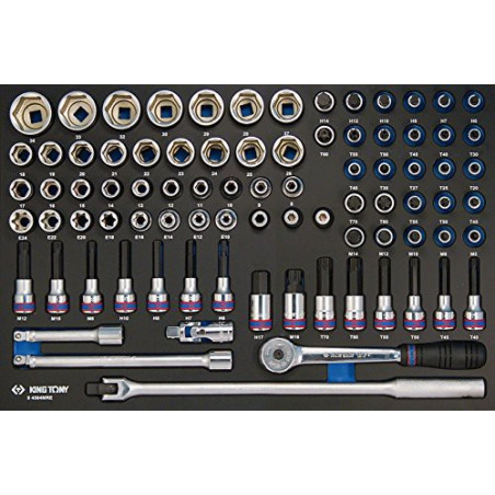 Evawave-Steckdosen-Tray. Torx-Schraubendreher-Steckschlüssel. XZN & 6 Pan – 94584 m