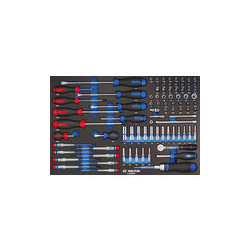 Vassoio per prese Evawave. Accessori metrici da 1/4". Cacciavite - 92593MRE