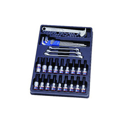 Thermoformé de clés et de douilles tournevis Torx et 6 Pans - 31 p - 990131mr