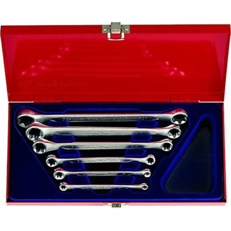 Coffret de clés polygonales droite Torx - 6 pièces - 1406pr
