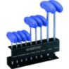 Set di chiave torx maschio a maniglia a T su supporto espositivo - 9 pezzi - 21309pr