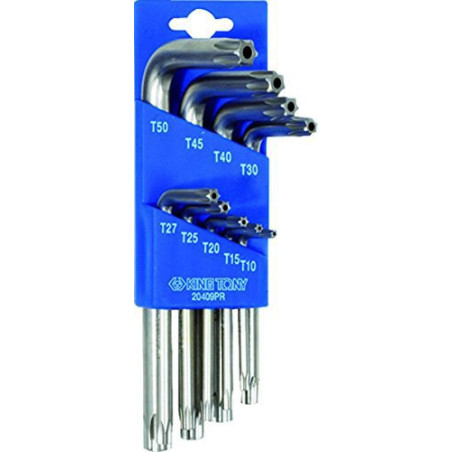 Set di chiave inglese maschio Resistorx nel custodia - 9 pezzi - 20409pr