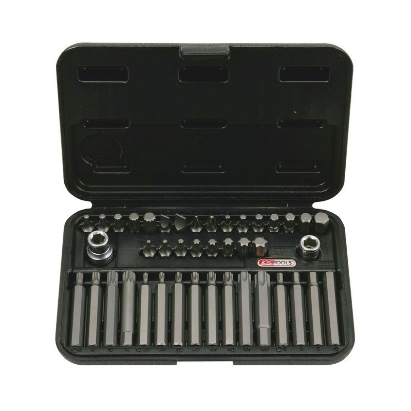 SCHROEVENDRAAIERBITS 6-PUNTS AANDRIJVING 10 MM SET VAN 42 STUKKEN KS GEREEDSCHAP