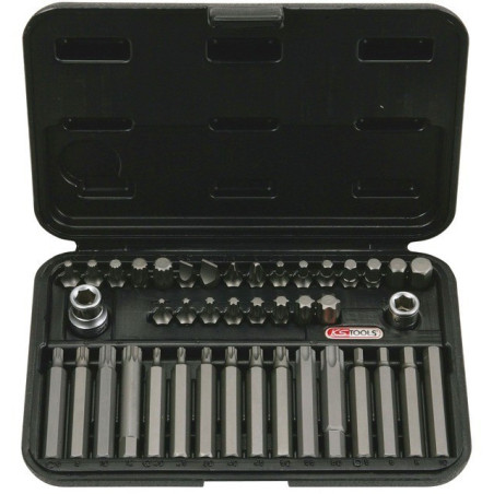 PUNTE PER CACCIAVITI TRASMISSIONE A 6 PUNTI, SET DA 10 MM DI 42 PEZZI UTENSILI KS