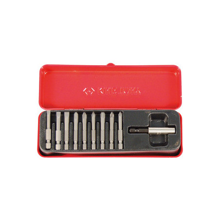 Embouts tournevis à gorge 1/4" (coffret de 10 pièces) - 1010MQ01