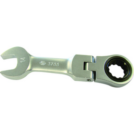 Llave combinada de trinquete corta - 3733 m