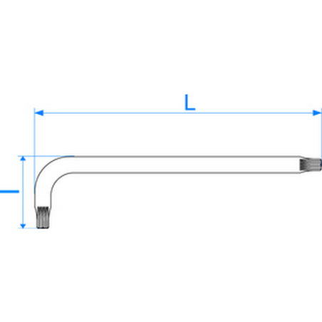 XZN Male Long L-Key – 1126 m