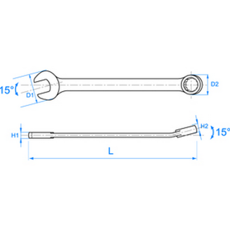 Clé mixte 12 Pans - 1060