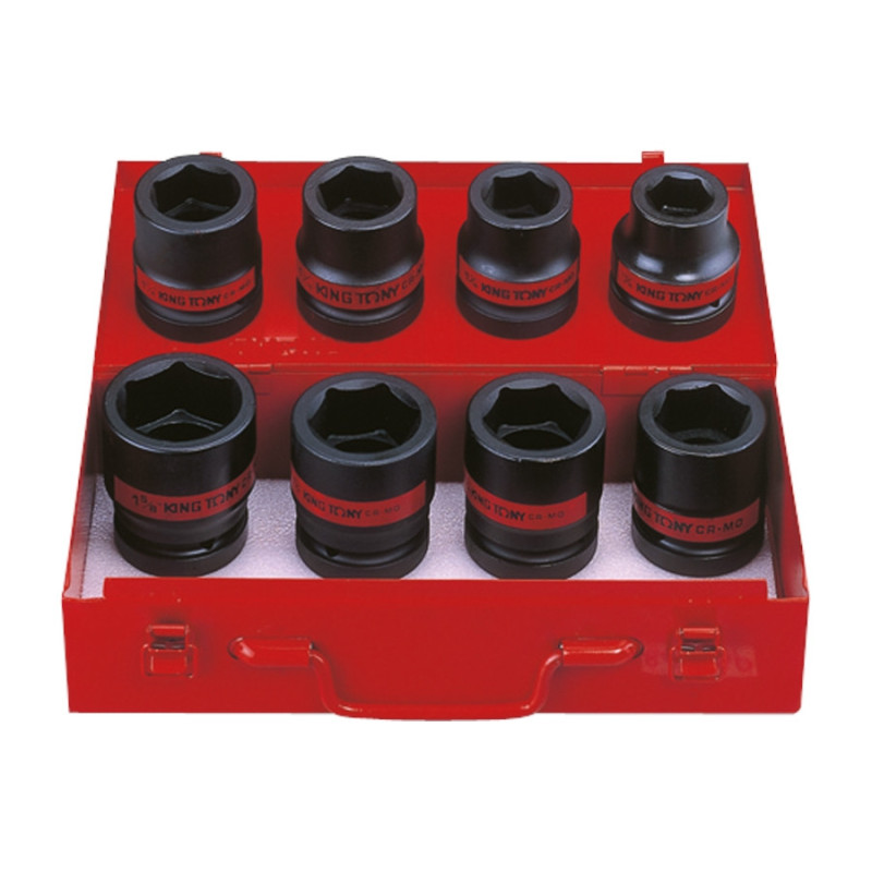 Set di bussole da 1" 6 pollici - 8 pezzi - 8410sp