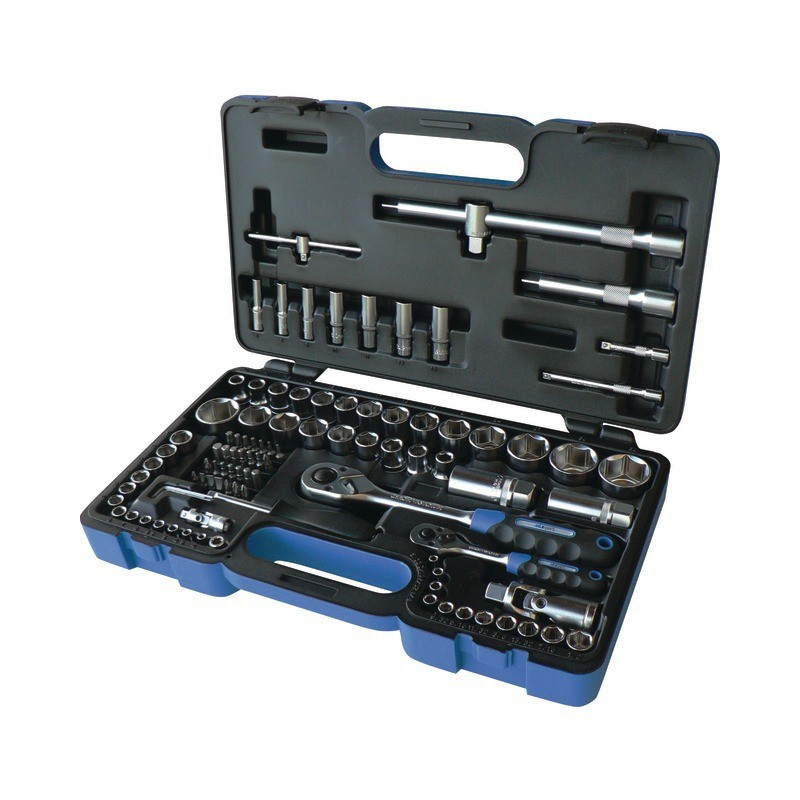 SET DA 100 PEZZI PER PRESE E ACCESSORI DA 1/4" E 1/2"