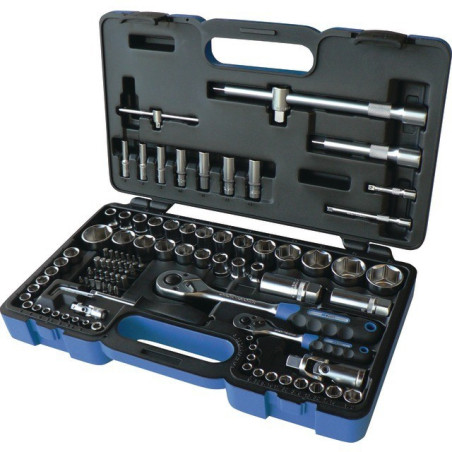 SET DA 100 PEZZI PER PRESE E ACCESSORI DA 1/4" E 1/2"