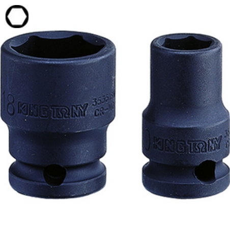 Vaso de impacto estándar 1/4" (6,35 mm) 6 puntos - 2535