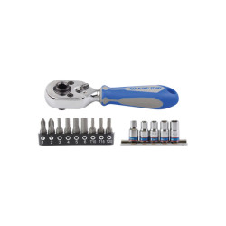 Jeu de douilles tournevis et accessoires 1/4" 15 pièces - 2515MR