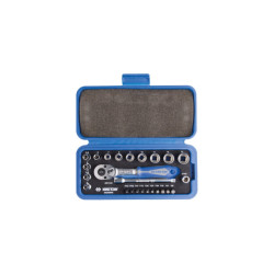 Ratelset, 1/4" doppen en schroevendraaierbits - 25 stuks - 2525MRE