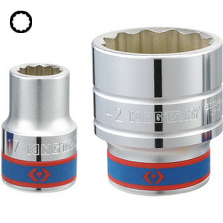 3/4" (19,05 mm) Standard-12-Punkt-Stecknuss 6330