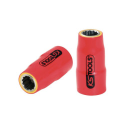 GEÏSOLEERDE DOP 1000V 3/8" 12-PUNTS 10 MM KS GEREEDSCHAP