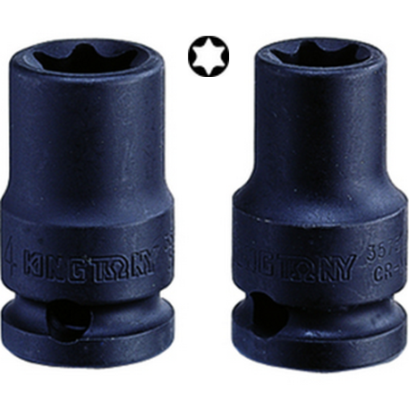 Schlagfassungsstecknuss für 3/8" (9,53 mm) Standard-3575 Torx-Innenschnecken