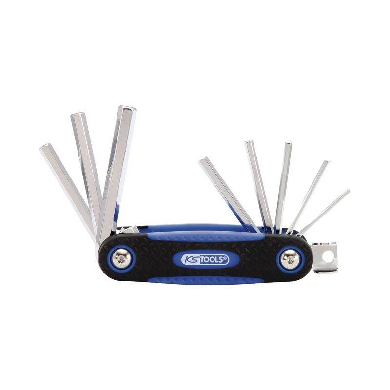 6-PUNTS MANSLEUTELS OP 8-SLEUTELS BEVESTIGING KS TOOLS