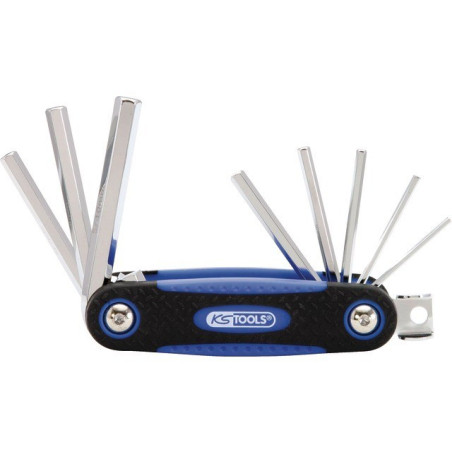 CHIAVI MASCHIO A 6 PUNTE SU ATTACCO KS TOOLS A 8 TASTI