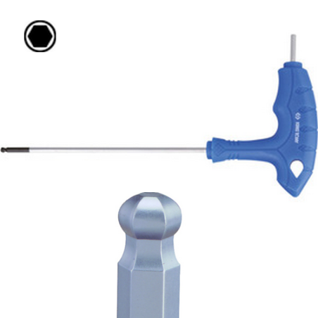 Llave de 6 puntos con mango en L 1160