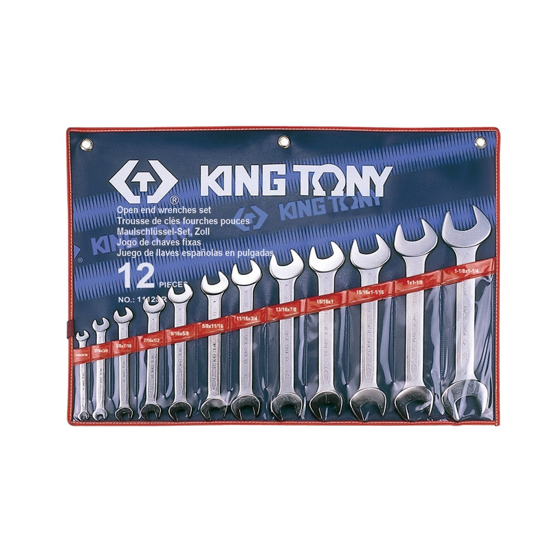 Kit de llave de horquilla de pulgadas - 12 piezas - 1112SR
