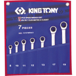 Metrisch-Ratschen-Kombinationsschlüssel-Kit – 7 Teile – 12107MRN01