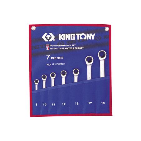 Metrisch-Ratschen-Kombinationsschlüssel-Kit – 7 Teile – 12107MRN01