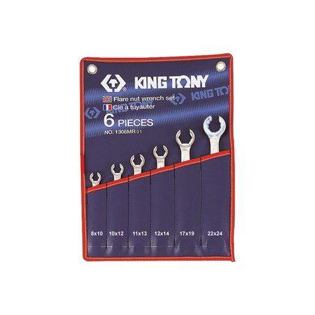 Trousse de clés à tuyauter métriques - 6 pièces - 1306MR01