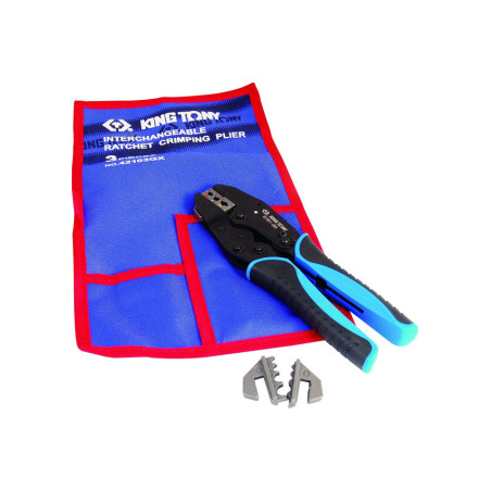 Ratelkrimpgereedschapset met kaken - 3 Stukken - 42103GX