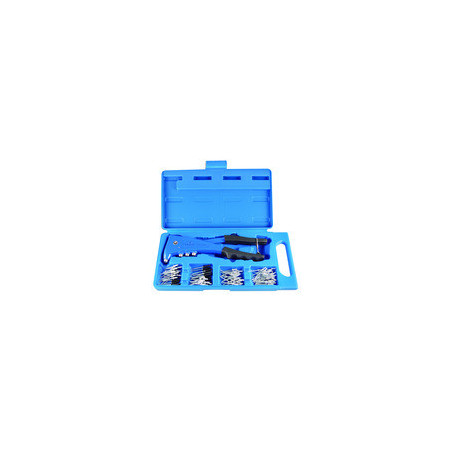 Coffret de pince à riveter avec rivets - 121 pièces - 212007mr