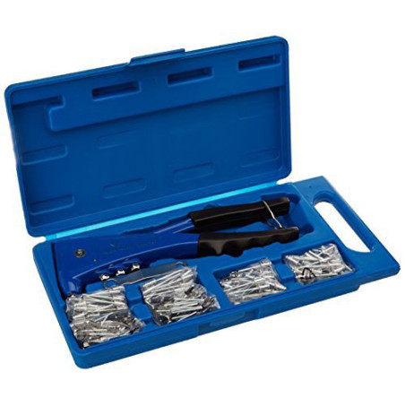 Coffret de pince à riveter avec rivets - 121 pièces - 212007mr