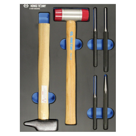 Evawave-Steckstift & Hammerplatte – 6 Teile – 990106sre