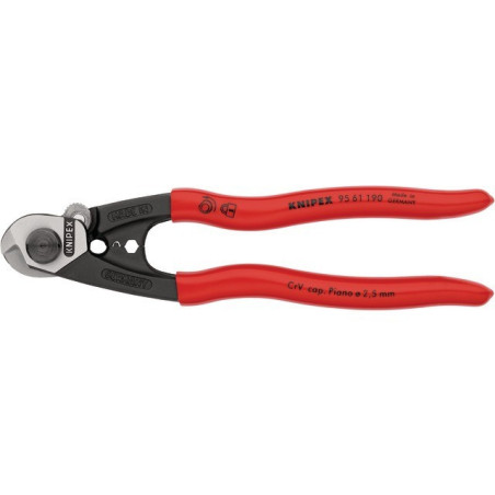 Kabelsnijder stalen diameter 6 mm plastic handvat 190 mm