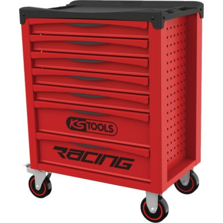 Carrello officina da corsa a 7 cassetti equipaggiato con 241 attrezzi