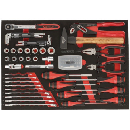 CARRO DE CARRERAS 5 CAJONES 84 HERRAMIENTAS KS TOOLS