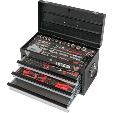 COFFRE À OUTILS ULTIMATE 3 TIROIRS 114 PIECES KS TOOLS