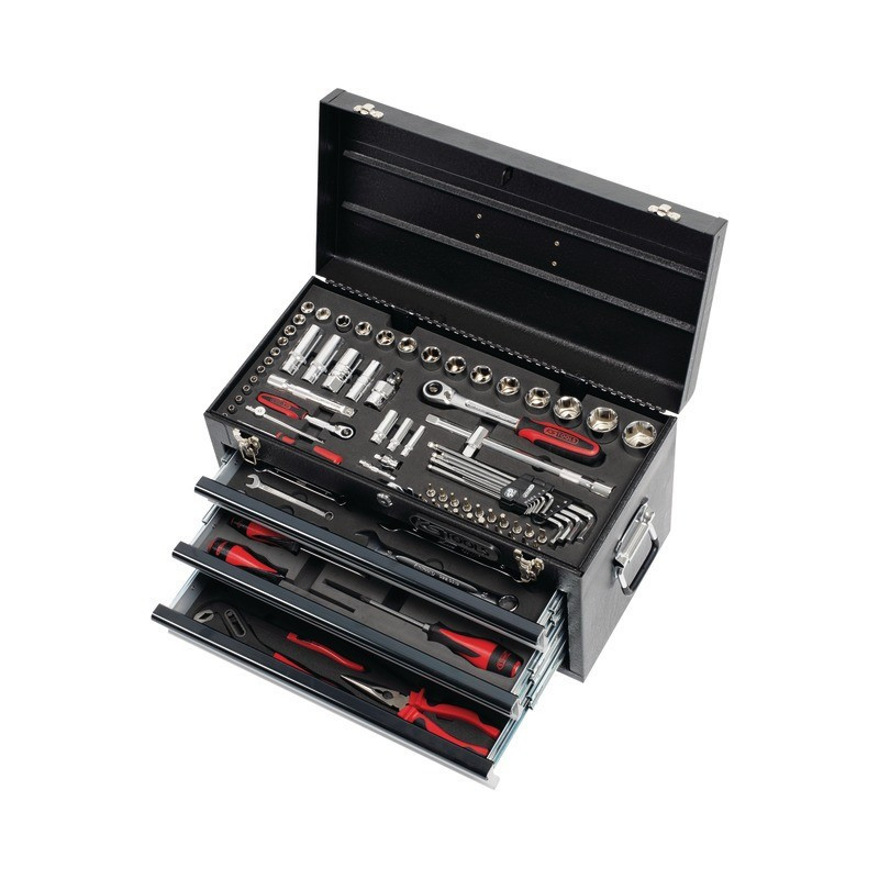 ULTIEME 3-LADES GEREEDSCHAPSKIST 126 STUKS