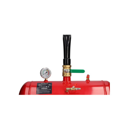 Invento inflator for efficient tire inflation, ideal for tire shops and roadside assistance.