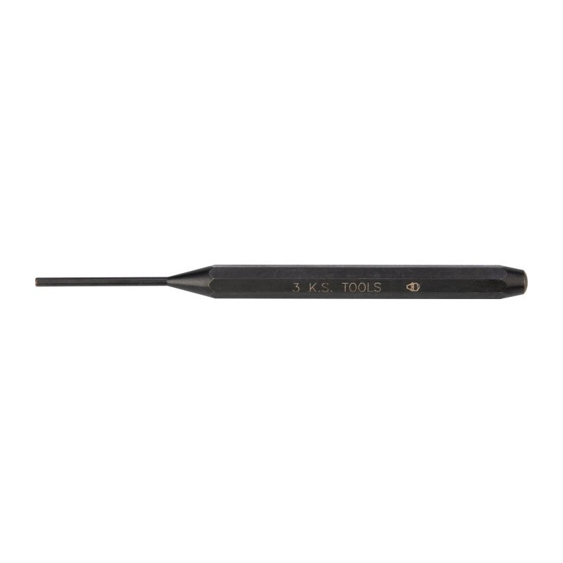 Achthoekige gepolijste pin punch, 3 mm, 150 mm lengte - KS TOOLS
