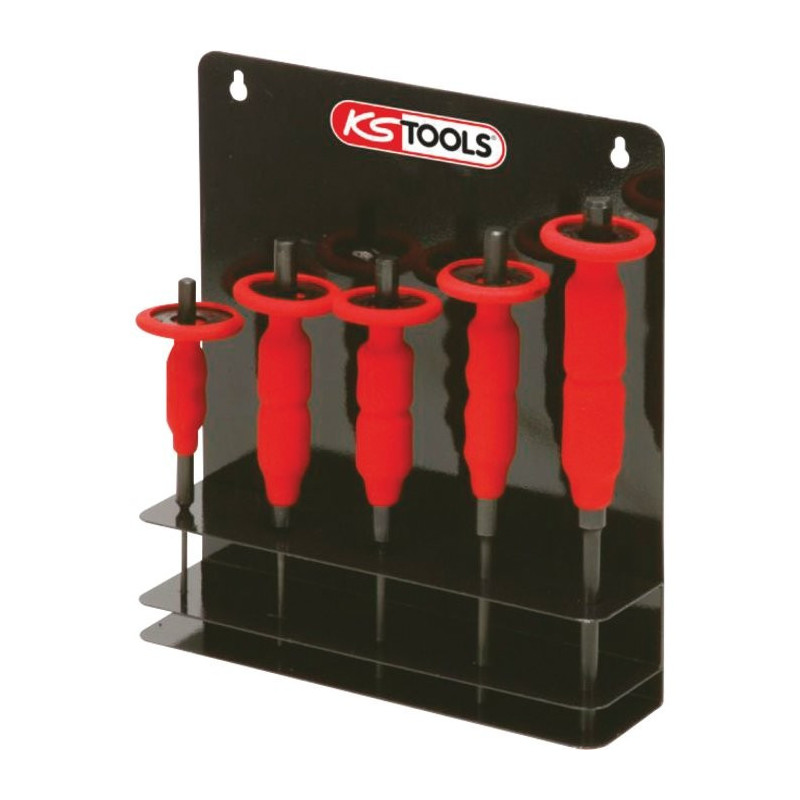 Set van 5-pin ponsen 3 tot 8 mm - KS TOOLS