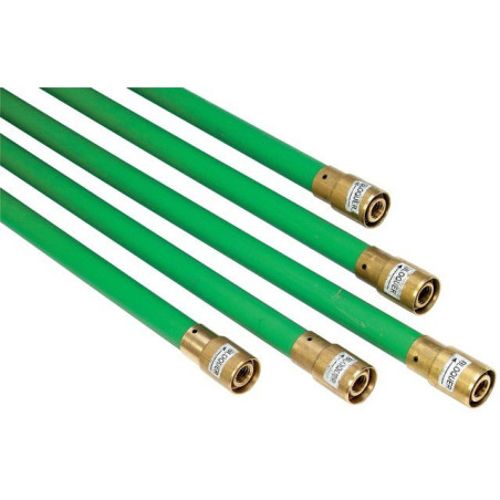 CANNE DE RAMONAGE LG 1,4 M AVEC EMBOUT ACIER M12X175