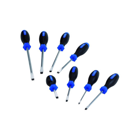 Tournevis à fente - (jeu de 8 pièces) - 30118mr
