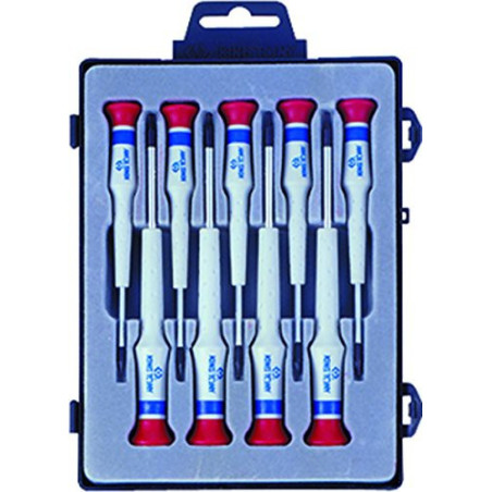 Gesleufde Precisieschroevendraaier - (9-delige set) - 32209MR