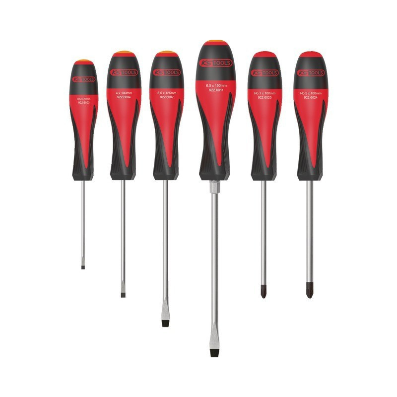 DESTORNILLADOR DEFINITIVO DE 4 RANURAS - 2 JUEGOS PHILLPS DE 6 HERRAMIENTAS KS